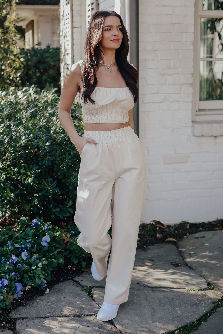 Hailey Beige Set - Pants