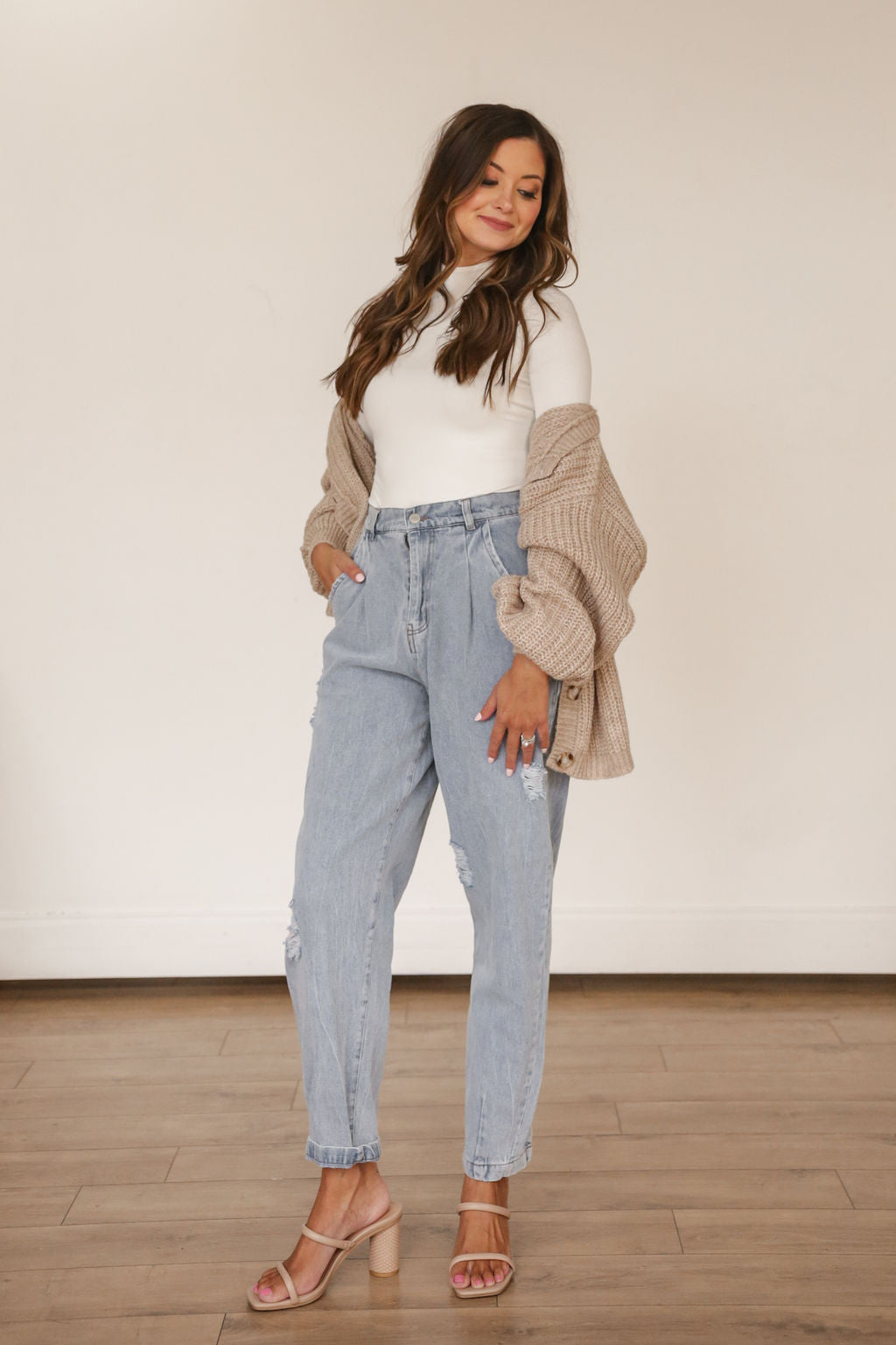 Distressed Vintage Washed (Lt Denim)