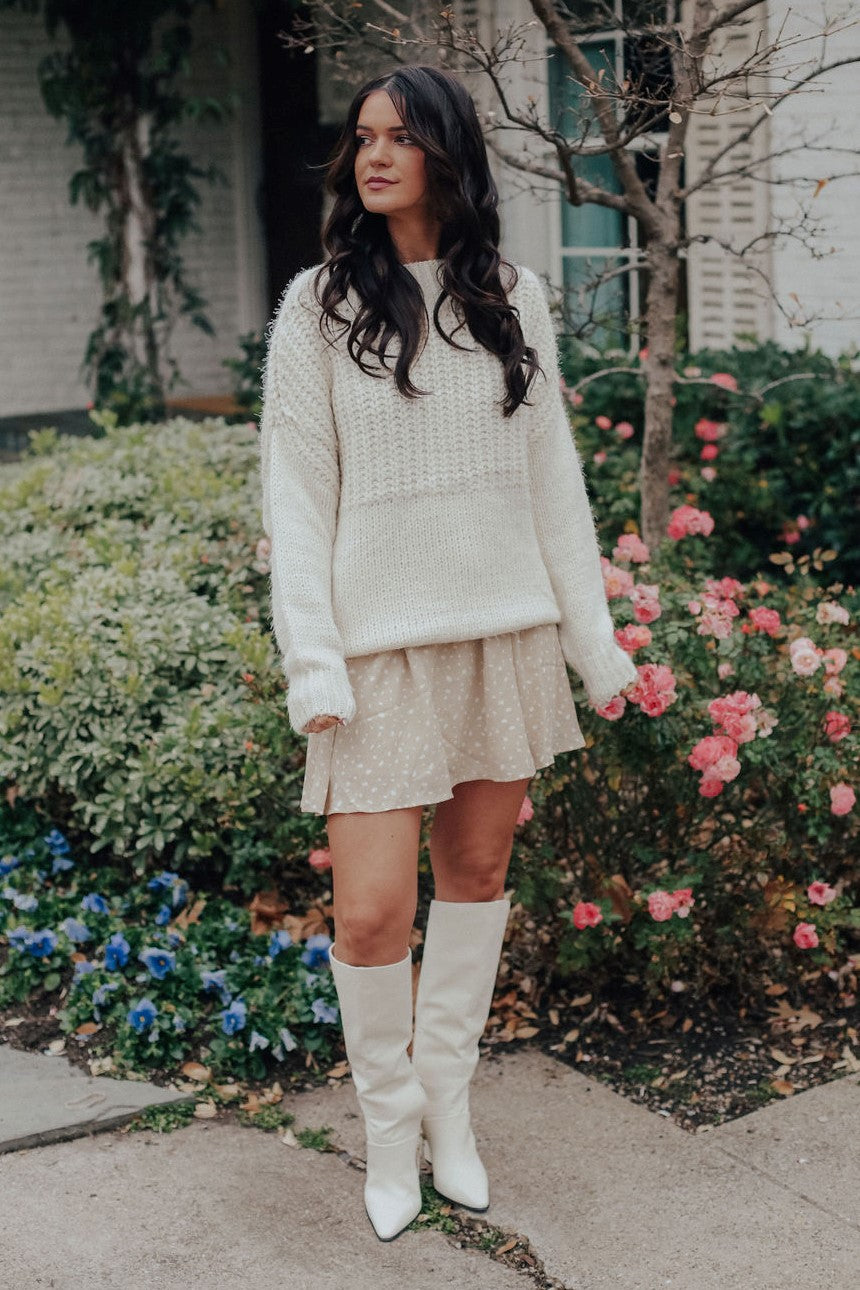 Soft Cozy Cream Sweater
