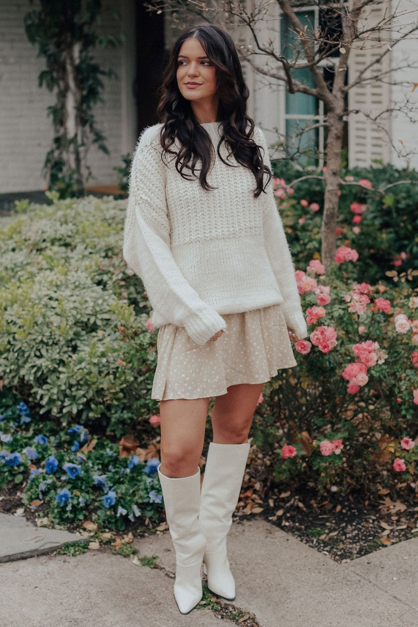 Soft Cozy Cream Sweater