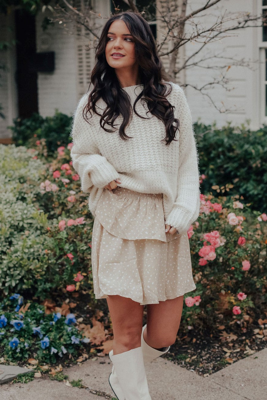 Soft Cozy Cream Sweater