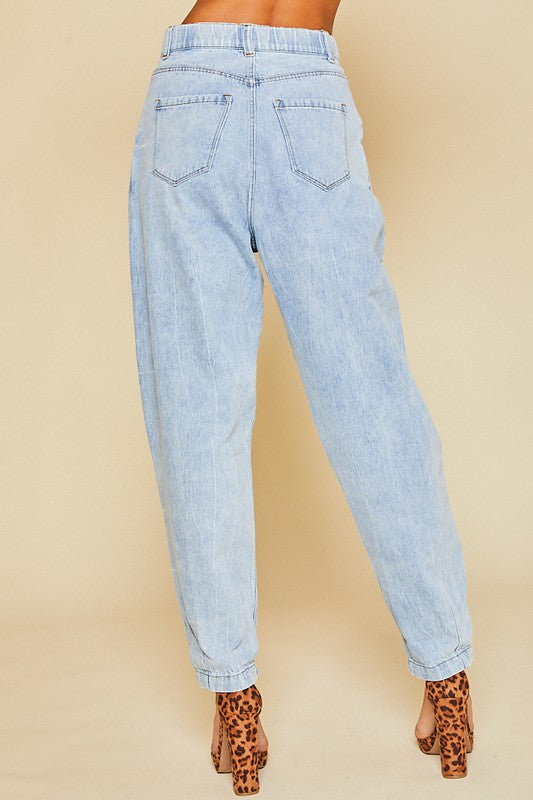 Distressed Vintage Washed (Lt Denim)
