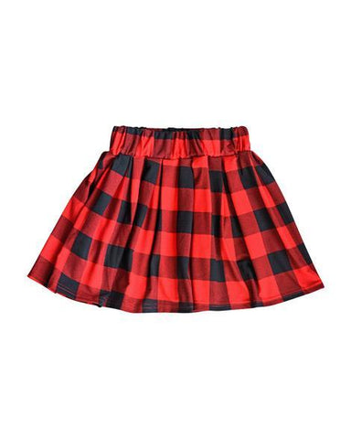 Polka Dot Ruffled Skirt - SMALL & LARGE