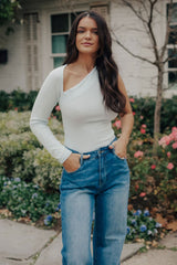 Ice Cold One Shoulder Bodysuit