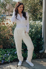 Button Up Henley Crew Neck