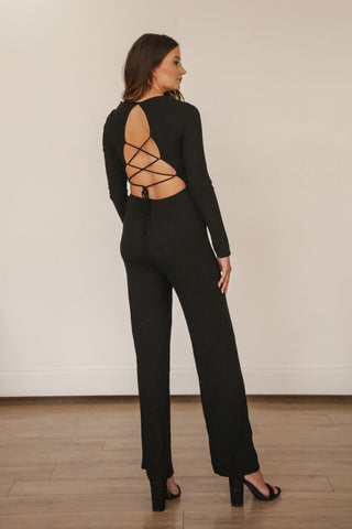 High Waisted Slit Trousers (BLACK)
