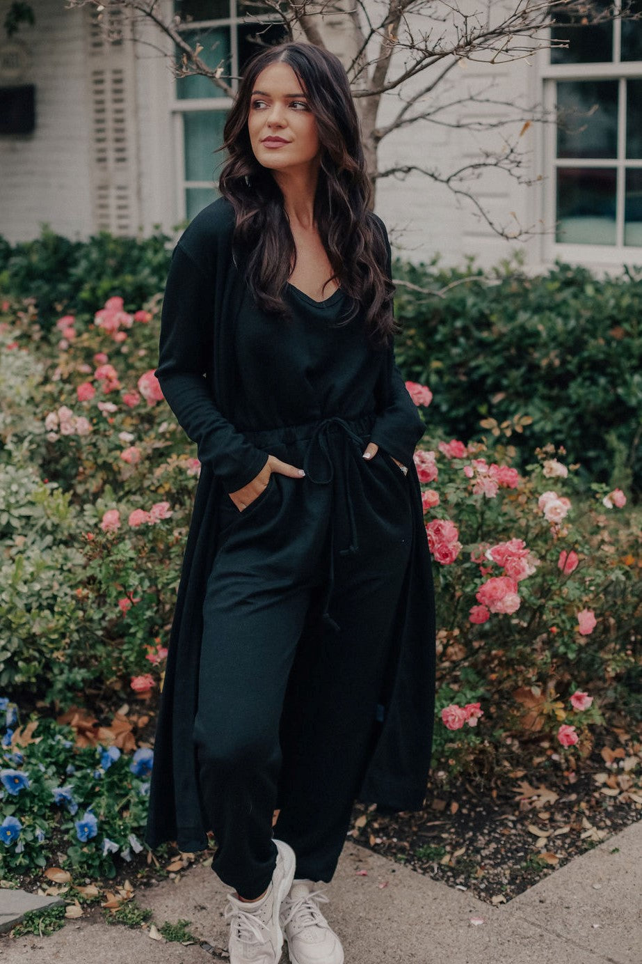 Two Ways to Wear a Black Jumpsuit - Dressed for My Day | Black jumpsuit  dress, Black jumpsuit outfit, Jumpsuit dress
