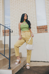 Kiwi Knit Halter Top
