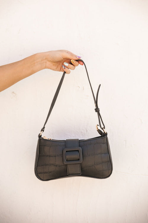 Rhode Faux Leather Bag (BLACK)