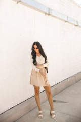 Polka Dot Ruffled Skirt - SMALL & LARGE