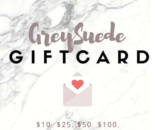 GIFT CARD - Grey Suede 