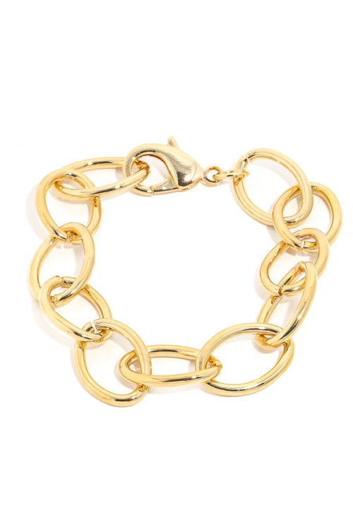 Brynlynn Link Chain Bracelet (Gold)