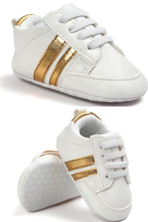 Step Up Sneaker - GOLD STRIPE