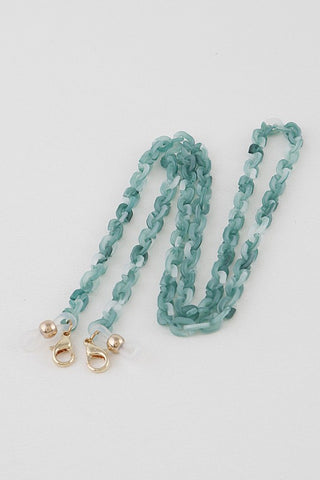 Matte Linked Mask Chain (Mustard)