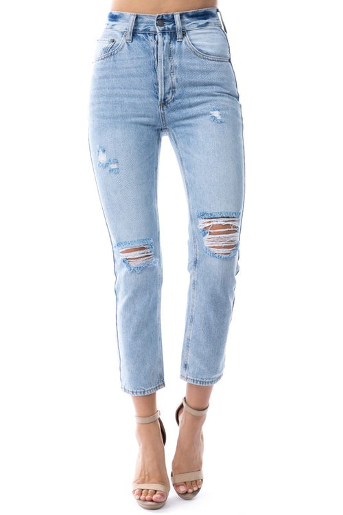 Jeans – Grey Suede