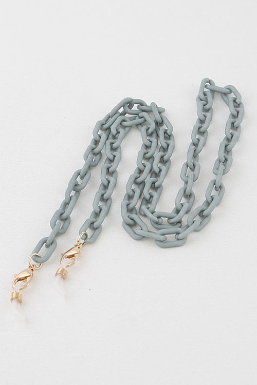 Matte Linked Mask Chain (Olive)