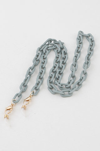 Matte Linked Mask Chain (Mustard)