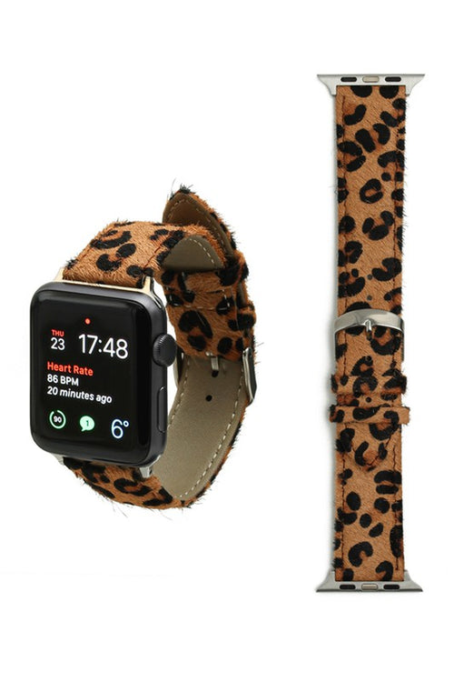 Leopard Apple Watch Band (Brown)